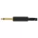 Fender® Deluxe Series Black Tweed, 5.5 meters of premium jack, golden head 18.6FT Deluxe Series Instrument Cable / Straight -ngled, Guitar Cabl