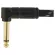 Fender® Deluxe Series Black Tweed, 5.5 meters of premium jack, golden head 18.6FT Deluxe Series Instrument Cable / Straight -ngled, Guitar Cabl