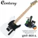 Century DTL DARK DARK SERIES Electric guitar 22 Freck Hardware Black + Free Rocking & Carry & Cleaning Set