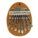 Hluru Kalimba เปียโนนิ้วมือ คาลิมบา แบบมินิ 7 คีย์ ไม้ซาเปล คีย์ C รุ่น KLH-KMM-SA