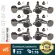 GotoH® SG381 Stardard 07-L3R3-in, guitar knob, airy, black guitar, Square head cover, Zinc Cosmo Black-Tuning Mach