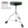Aroma TDD-10, standard drum chair, metal legs, artificial leather seats Single -resistant chrome metal legs, 4 levels of adjustment