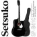 Setsuko SP-B41C 41-inch SPROUT SERIES by Kazuki Dreadnoukt Wooden Basswood Ivory Card TEADERS + Free