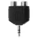 Carlsbro CC310 หัวแปลงแจ็ค RCA เป็นแจ็คเล็ก แบบสเตอริโอ ๋ Jack RCA Female plug to 3.5mm Male Stereo Phone Jack Adapter