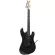 CENTURY DARK SERIES Electric Guitar Strat 22 Frete Hardware Black + Free Rocking & Bag & Tuner & Slender Set