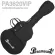PARAMOUNT, 34 -inch / 36 inch airy guitar bag, thick water buffalo, double zipper system, with a storage in front of the VIP Acoustic Guitar Gi.