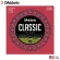 D'Addario® EJ27N 1/2 Classic Class Size 1/2 Clear Nylon 100% Normal Tension, 0.029 - 0.045 ** Made in U