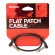 D'Addario® PW-FPR-01, a flat-headed flat head, 30 cm long head / bent head / bend 1 FT / Custom Series Flat Patch Cable / Right-Gang to Right-Gangle.