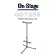 On Stage® GS7255 Hang -it Double Guitar Stand, 2 hung guitar stand, 3 -legged base, 36-42 inches high, can be folded.