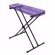 On Stage® KS8191 Double -x Bullet Nose Keyboard Stand, a keyboard, x, a double legs, can be adjusted at 27-39 inches high, supports up to 90 kg.