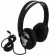 Carlsbro Closed-Back Headphone, DCN2 Black Ear Close Ear Headphone ** 1 year Center **