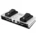 Alctron® PS-4 Dual Foot Switch. The pair of switch can be adjusted to step. Suitable for keyboard, rhythm, amplifier