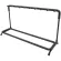 PARAMOUNT, guitar stand, standing, showing a guitar in 9 pieces with a sponge support Set both airy/electric guitar/bass guitar stand