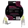 ERNIE BALL® สายพ่วงเอฟเฟค / สายแจ็คต่อเอฟเฟค ยาว 46 ซม. หัวตรง/หัวงอ 1 แพ็คมี 3 เส้น  1.5FT Patch Cable