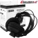 Carlsbro Closed-Back Headphone, large earphone headphones, gold plated head, changing into a small jack head, DCN8 Black ** 1 year center insurance **