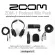 Zoom® ZDM-1 PODCAST MIC PACT Mike Studio with Closed-Back headphones for Podcast, Live Live, Case Games + Free Mike Line & Mic
