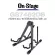 On Stage® GS7462DB Professional A-Frame Double Guitar Stand, 2 guitar stand for airy guitar, electric guitar, bass, good mixer, foldable