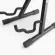 On Stage® GS7462B Professional A-Frame Guitar Stand guitar stand for airy guitar, electric guitar, good metal bass, foldable