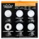 Remo® Pinstripe Crimplock Marching Tenor Drumhead หนังกลองเทเนอร์ หนังกลองมาร์ชชิ่ง แบบใส น้ำมันสองชั้น 7+7 มิล พร้อมเ