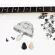 Rasvone SWE5 สวิทช์ 5 ทาง สำหรับกีตาร์ไฟฟ้า Strat พร้อมหัวจุก & น็อต - 5 Way Selector Switch with Cap & Screws