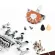 Rasvone SWE5 สวิทช์ 5 ทาง สำหรับกีตาร์ไฟฟ้า Strat พร้อมหัวจุก & น็อต - 5 Way Selector Switch with Cap & Screws