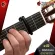 Capo D'Addario NS Pro PW CP 0 can be used for both acoustic guitar, electricity, bass and ukulele, advanced design, easy to use - red turtle