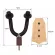 Rasvone GHW20 Wooden Guitar Hanger Hanging guitar, guitar, wooden base, good guitar head with silicone covered + free bolts