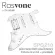 RASVONE SPG200 Piccard Pearl Pearl Strait Strat Pickup HSS Circuit with Strat Pickguard with WITH WIRING / PICKUP PATTERN HSS
