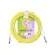 KIRLIN IC-241 3M Instrument Cable, 3 meter jackpot cable, PVC material, resistant to pastel color + free jack strap