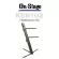 On Stage® KS9102 Quantum Core Column Keyboard Stand, 2 -story keyboard stand, adjustable height between 10-44 inches, can support a total weight of 114 kg per microphone.