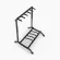 On Stage® GS7561 Five-SPACE Foldable Multi-Guitar Rack, 5 guitar stand for airy guitar and high electric guitar, 29 inches, foldable.