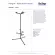 On Stage® GS7355 Hang-It Triple Guitar Stand ขาตั้งกีตาร์ แบบแขวน 3 ตัว อย่างดี ฐานโลหะ 3 ขา ปรับสูงได้ 36 - 42 นิ้ว พับเก็บได้