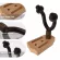 Rasvone GHW20 Wooden Guitar Hanger Hanging guitar, guitar, wooden base, good guitar head with silicone covered + free bolts
