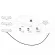RASVONE SPG100, Pick Card, Strat, SSS, SSS, Alnico V, Circuit, Strat PickGuard WITH WIRING / PICKUP PATTERN 3X S