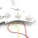 RASVONE SPG103 Piccard Electric Guitar Strat SSS Circuit Circuit with Strat Pickguard with WIRING / PICKUP PATTERN 3X Single Coil