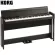 Korg® C1 Air Piano 88 Key Rim Key Real Weightd Hammer Action 2 speakers per Bluetooth color Brown + free legs &