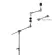 Yamaha® CSAT942 // BP, a drum expansion arm for the extension, tilted to the plastering position, adjusting the angle