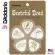 D'Addario® 1CWH4-10GD2  Guitar Pick ปิ๊กกีตาร์ ลายศิลปิน Grateful Dead ทรงหยดน้ำ ความหนา Medium 0.70 มม. 1 แพ็ค มี 10