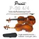 Prima® P-90 Violin 4/4 Genuine Top Salid Steper Rear wood and side of the mell + free hard case with sash & violin colors