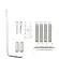 Wilkinson®  WOV08 Strat Bridge ชุดคันโยกกีตาร์ไฟฟ้า สะพานสายกีตาร์ไฟฟ้า ทรง Strat แบบ 2 เสา มีช่องใส่คันโยก + แถมฟรีคันโ