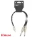 KIRLIN Y-362PR /0.3M Line Y, Line, Line, Cable, continue from the computer, 30 cm long, 3.5mm stereo plug to 2 x Phone Plug Ca.