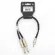 KIRLIN Y-362PR /0.3M Line Y, Line, Line, Cable, continue from the computer, 30 cm long, 3.5mm stereo plug to 2 x Phone Plug Ca.