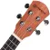 Caesar U243 Concert Ukulele อูคูเลเล่ ไซส์ Concert 24 นิ้ว ไม้ Sapele ฉลุลวดลายน่ารัก เคลือบด้าน + แถมฟรีกระเป๋าอูคูเลเล่