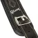 Gibson® ASED-BLK The Edge Premium Comfort Strap Guitar Shoulder Strap For airy/electricity/bass, 3 "genuine leather, soft, thick, 1/2", can be adjusted 48 - 60 inches