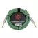 Kirlin IW-241PRG / GR-3M สายแจ็คกีตาร์ 3 เมตร สีเขียว แบบสายถัก หัวตรง/หัวตรง หัวแจ็คชุบทอง + แถมฟรีตัวรัดสาย