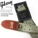 GIBSON® Rivet Green Canvas Strap สายสะพายกีตาร์ไฟฟ้า / สายสะพายกีตาร์โปร่ง / สายสะพายกีตาร์เบส ผ้าฝ้ายถัก ปลายหนังแท้