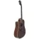 Mantic AG-10SCEL, an electric acoustic guitar, left hand 41 -inch left hand guitar, Dreadnough shape, Top Solid Spruce / Mahogany
