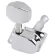 Fender® 70's F Tuners Genuine Parts, guitar knob, electric guitar, Strat / Tele, silver silver, vintage style + free