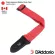 D'Addario® PWSUKE301 Polypropylene Ukulele Strap, 1.5 inch red ukulele strap, 37 inches long, can be used as a sala.