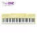 The One Color 61 Electric Key Board 61 Key 256, with 7 colors to the apps, both Android and iOS per Bluetooth/headphones + free, free Note ** 1 year insurance center *